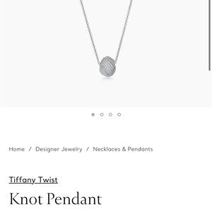 Tiffany & Co. Twist Knot Necklace